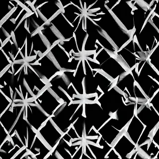 black with white pattern
