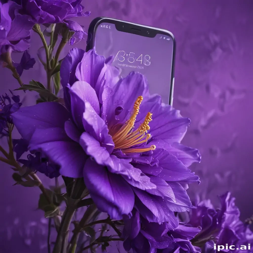 purple lockscreen