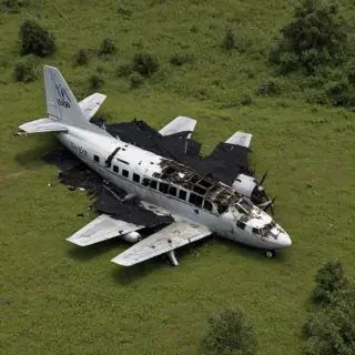 crashed plane png