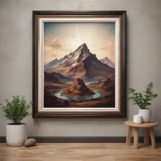 framed art mockup