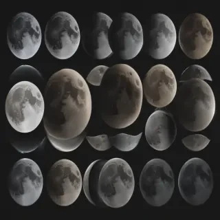 moon phases png