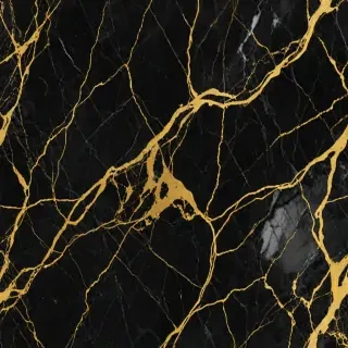black and gold marble