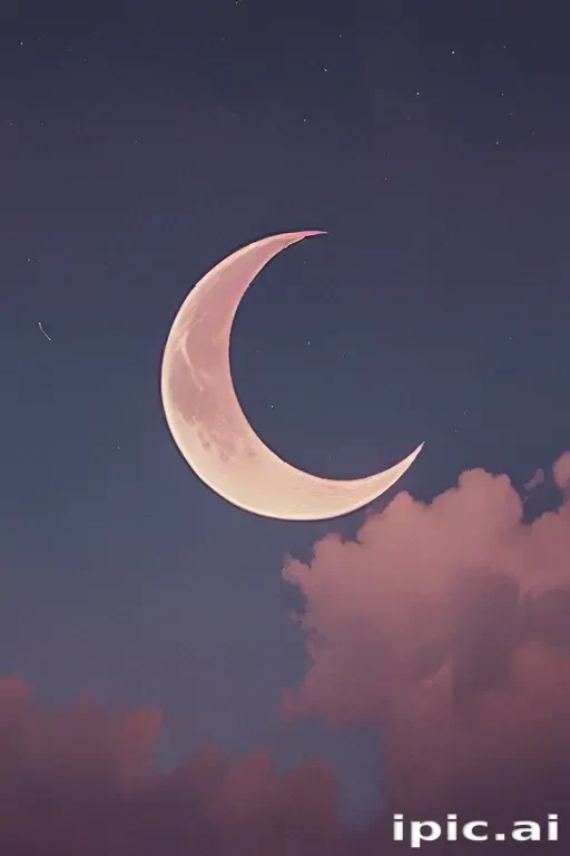 aesthetic crescent moon