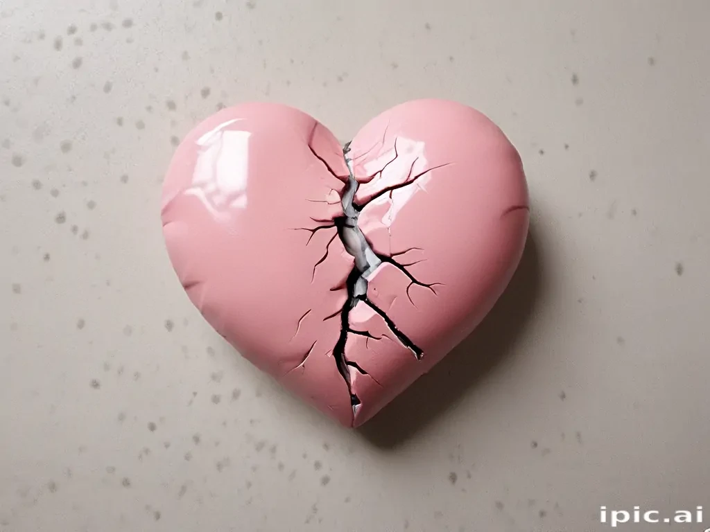 broken heart aesthetic