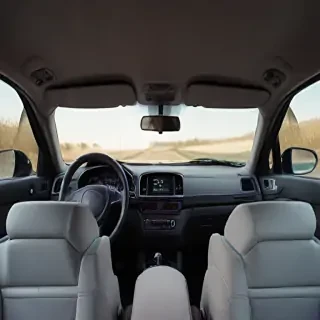 inside a car background