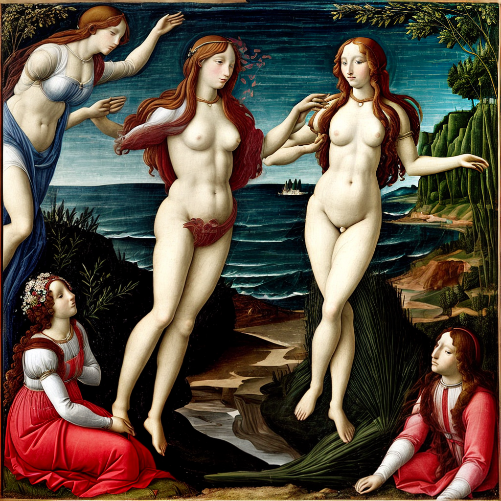 Ai Image Generator - Ai Art Generator - High Quality and 100% Unique Images  - iPic.Ai — "El nacimiento de Venus" - Sandro Botticelli: Esta  famosa pintura renacentista representa a Venus emergiendo