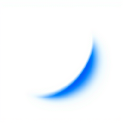 Create a smooth, gradient blue oval shape on a white background, using a DSLR camera at f/8 aperture, 50mm lens, and a soft focus to enhance the color depth and clarity.