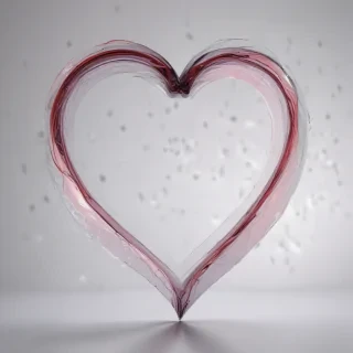heart outline transparent