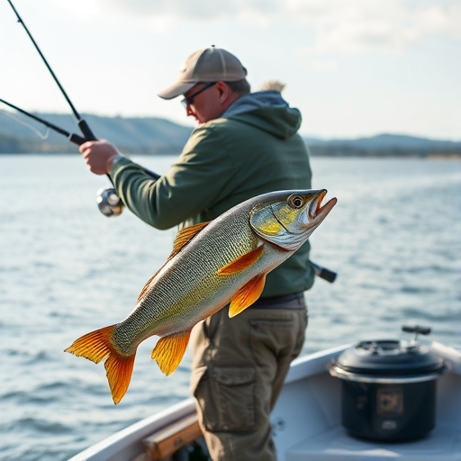 rod in fishing