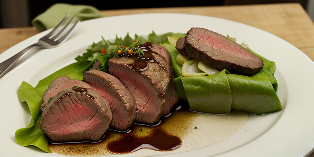beef tenderloin on green egg