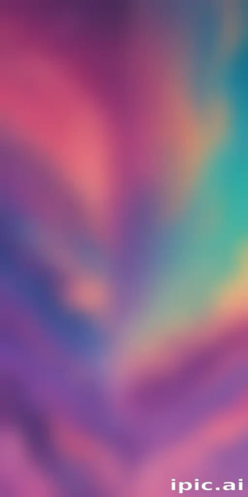 Soft Swirls of Colorful Hues Blending Together in Abstract Art