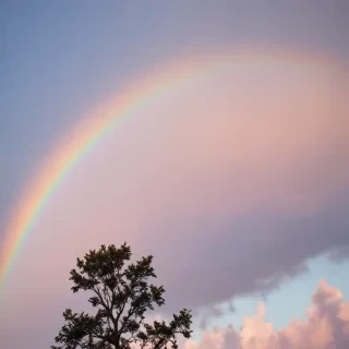 pastel rainbow
