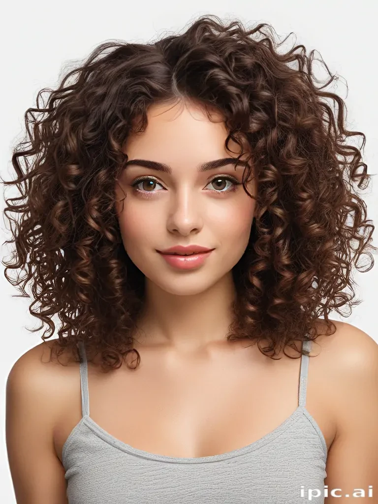 curly hair png