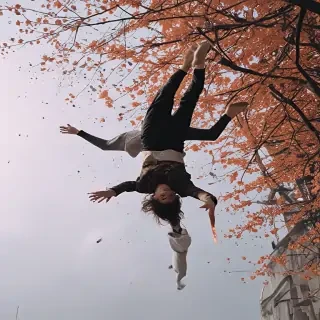 aesthetic falling