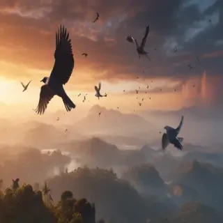 png birds flying