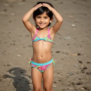 indian kid bikini
