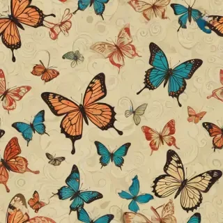 background with butterflies