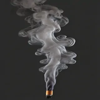 smoke no background