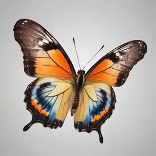 butterfly with no background