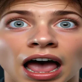 shocked face png
