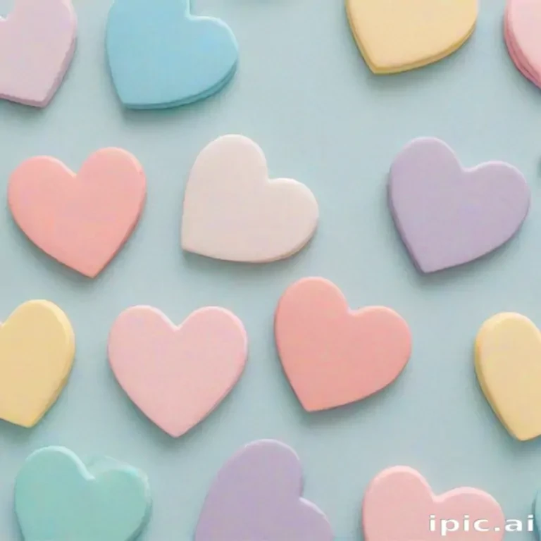 pastel heart wallpaper