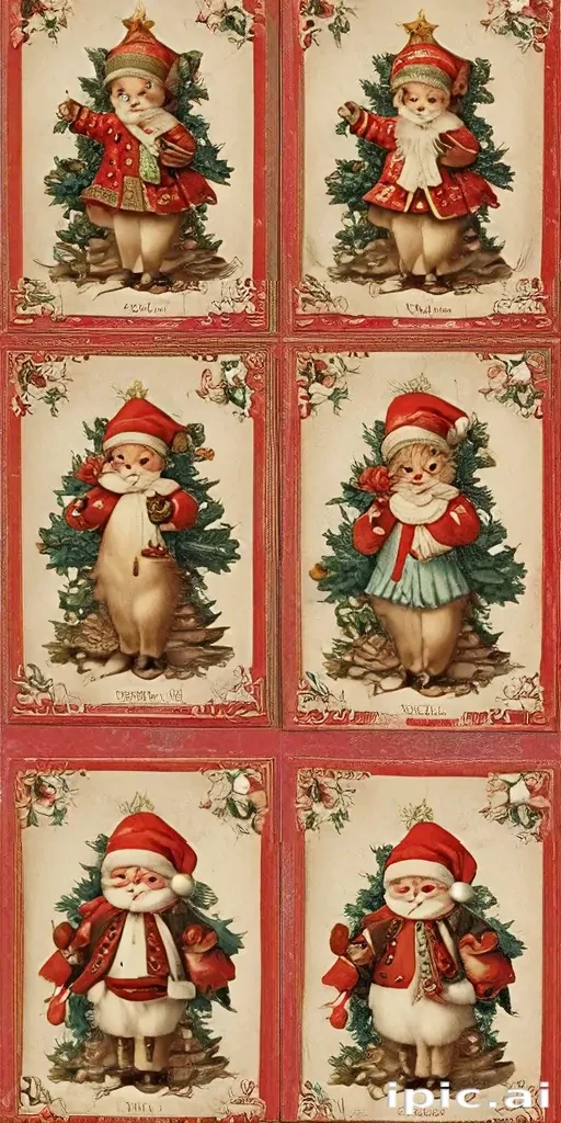 printable vintage christmas images