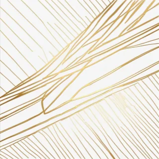 gold lines