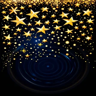 glittering stars png
