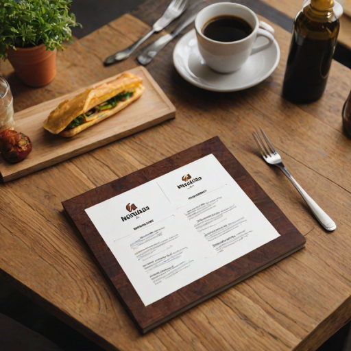 restaurant menu mockup free