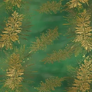 green and gold background
