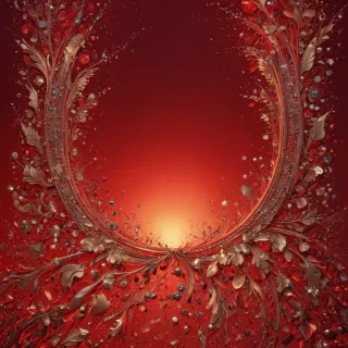 sparkly red background