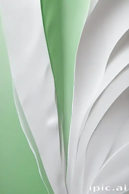 white and green background