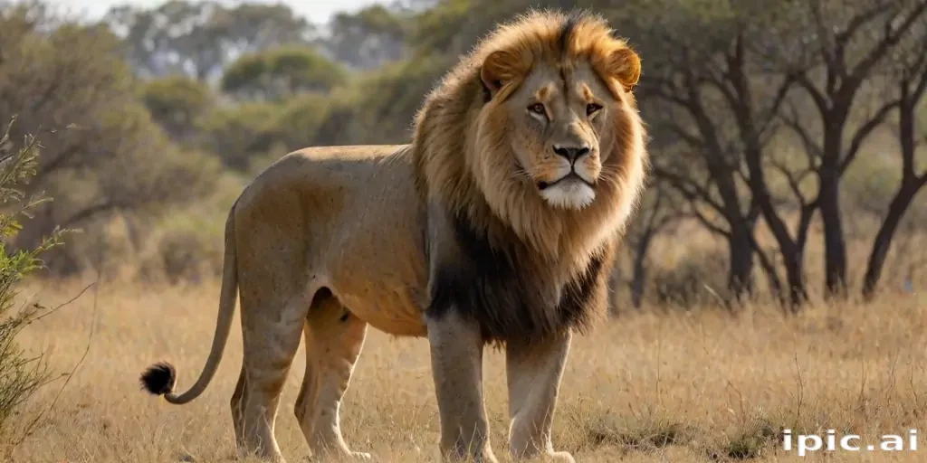 transparent lion