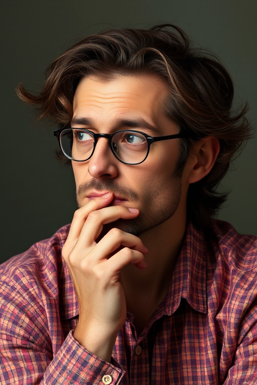 thinking person