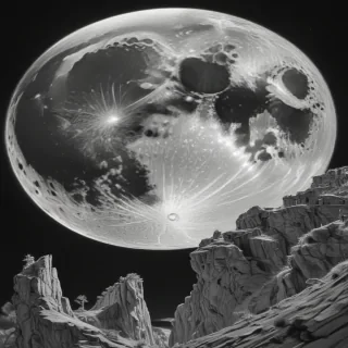 moon sketch