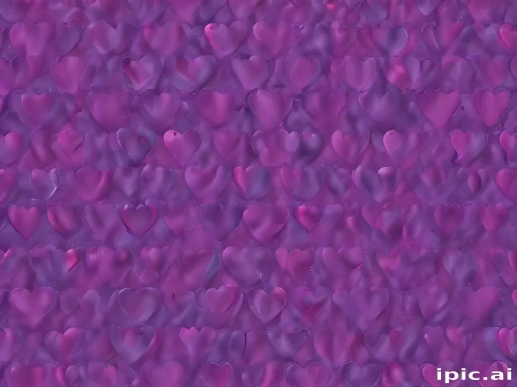 purple heart pattern wallpaper