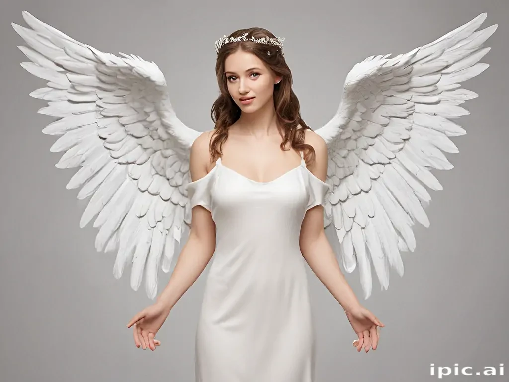 clipart of angels with wings