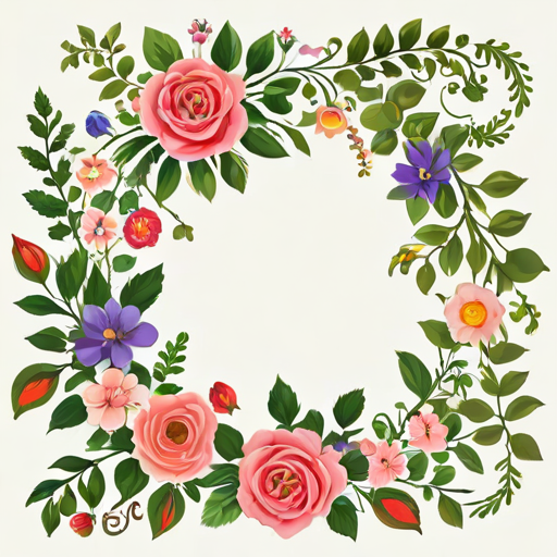 clipart floral border