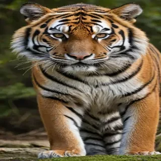 tiger transparent