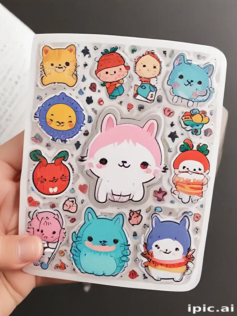 transparent cute stickers