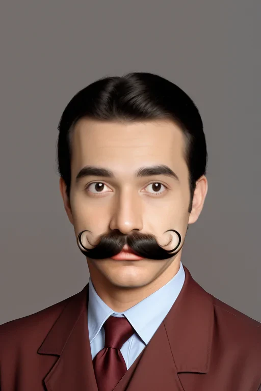 french mustache png