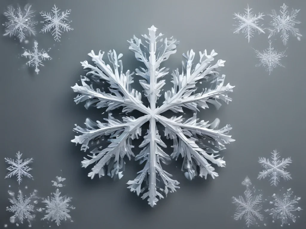 snowflake clipart free