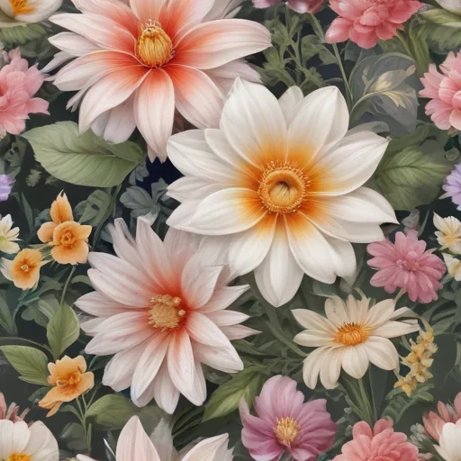 drawing pictures of flowers
