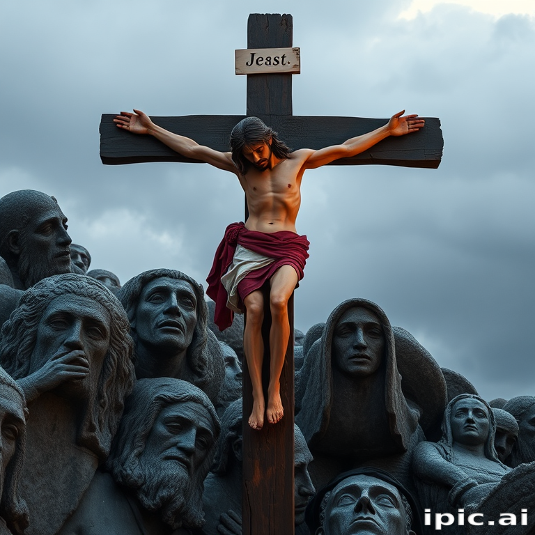 pics of jesus on the cross