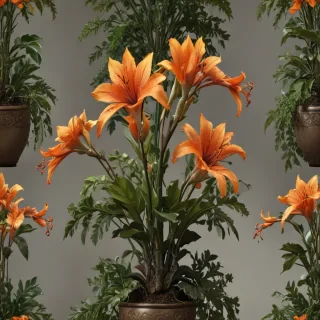 plant no background
