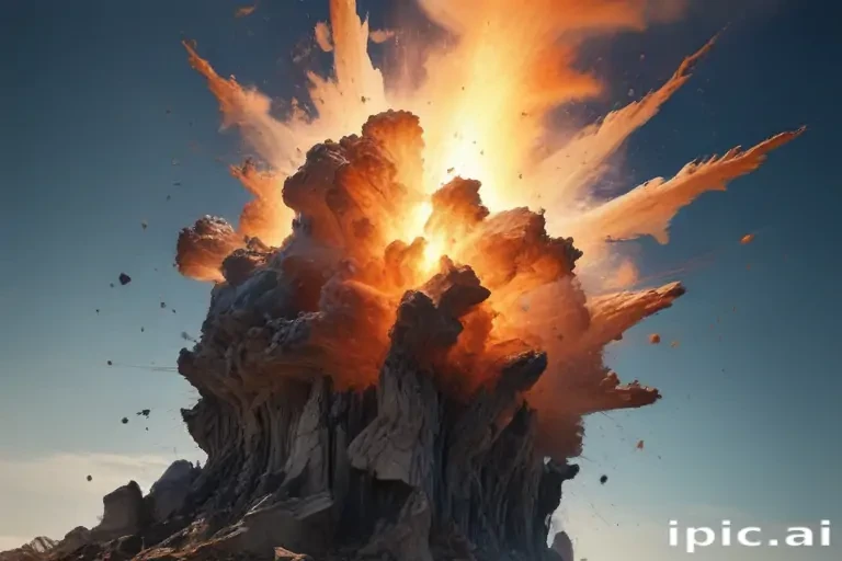 transparent explosion