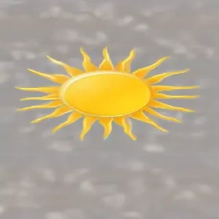 transparent background sun clipart