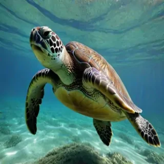 sea turtle desktop background