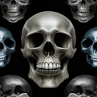 transparent skull