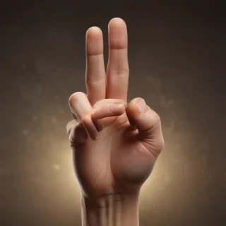 middle finger background
